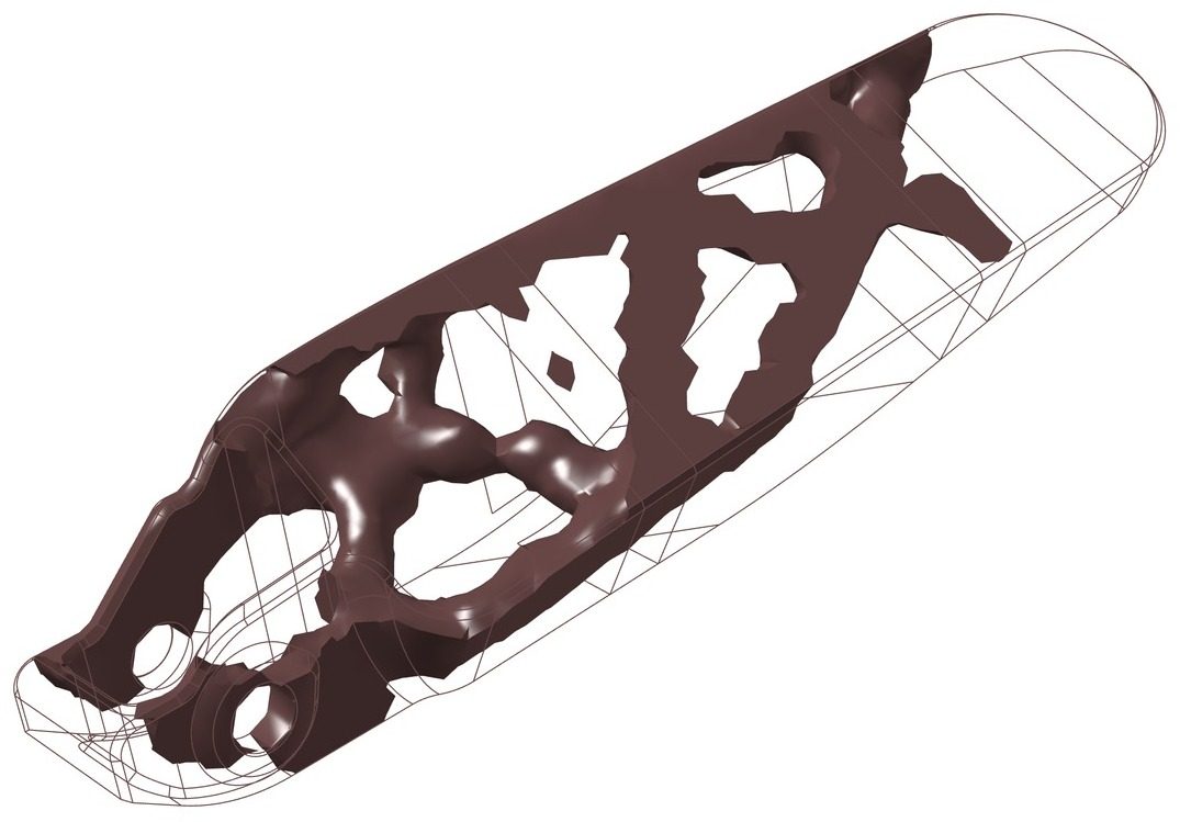 Topology optimisation output