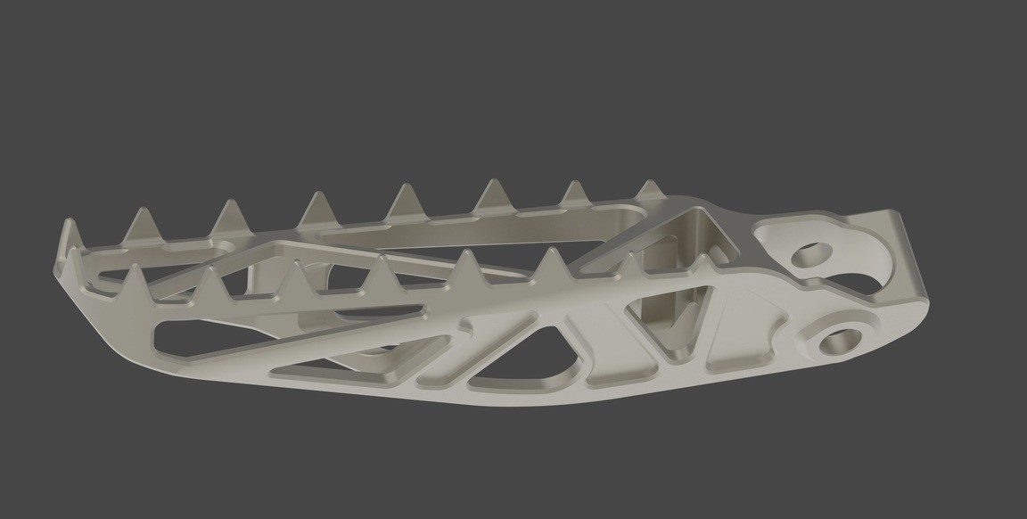 Footpeg Assembly render 4